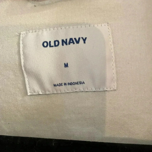 Old Navy, Moto Style Canvas Jacket, Sz Med, Excellent Condition - Picture 2 of 5